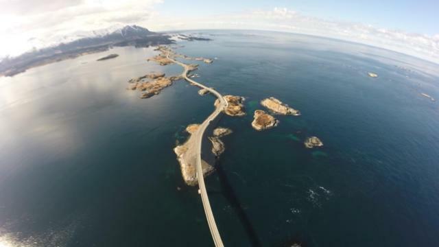 Leite Gard Near Atlantic Road In Hustadvika Lyngstad Buitenkant foto